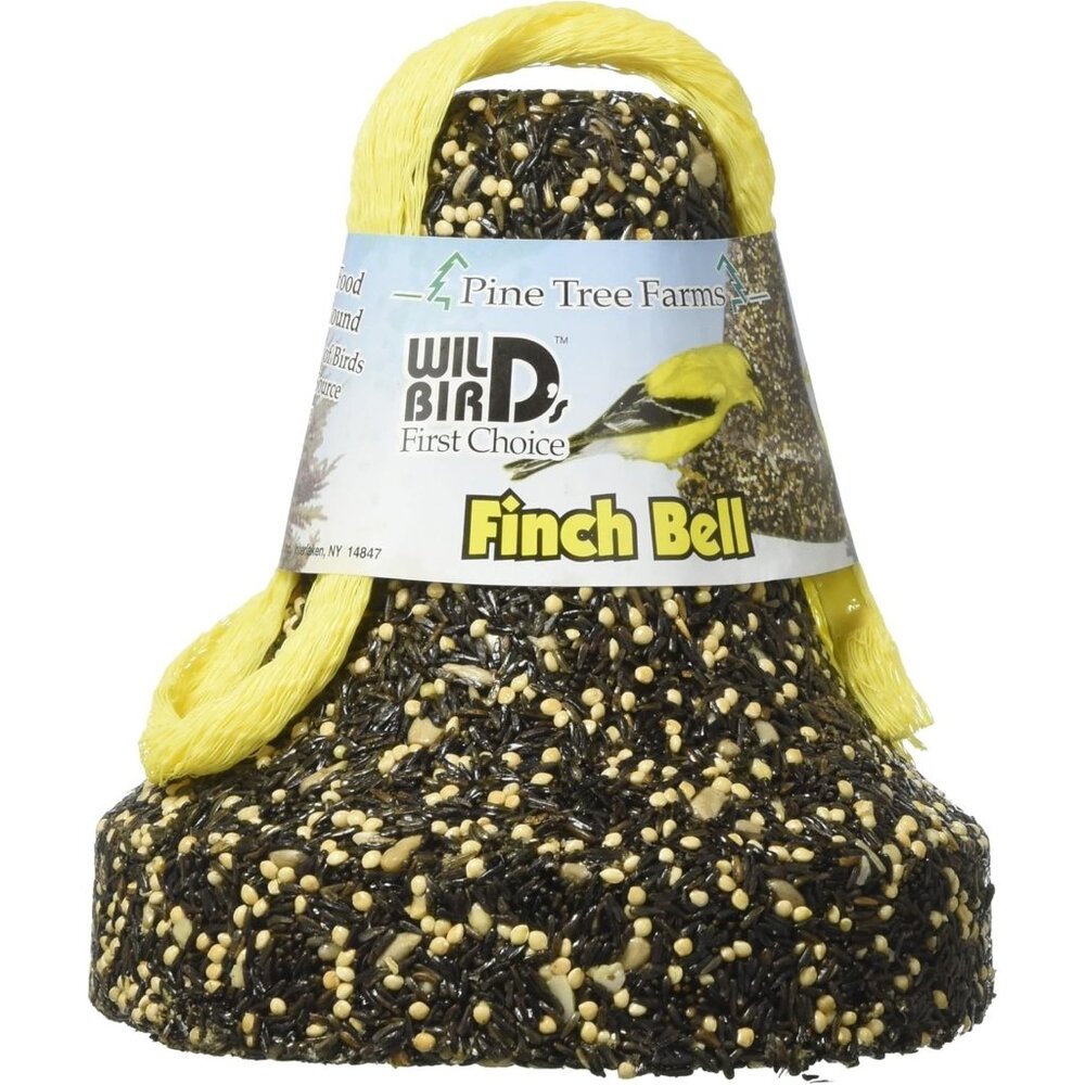 Pine Tree Farms 1305 Finch Seed Bell With Net 18-Ounce 6" New Sealed Bird Food